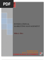 International Marketing Management