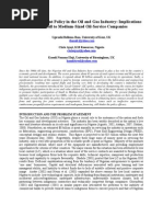 Download Nigerian Content Policy in the Oil and Gas Industry by Dr Bell Ihua SN28097699 doc pdf