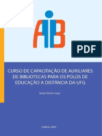 Apostila Curso Auxiliar de Biblioteca UFG