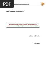 Barbeito (2010) - Reconstrucción de índices de precios al consumidor y su incidencia en la medición de algunas variables monetarias reales