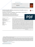 Devi Et Al. 2014 - Nutritional Quality, Labelling and Promotion of Breakfast Cereals On The New Zealand Market