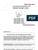 Maintenance and Use of The Lightweight Helmet (LWH)