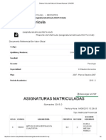 Sistema Unico de Matricula - Intranet Alumnos - UNMSM