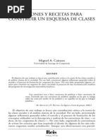 Caínzos (1996) - Razones y recetas para construir un esquema de clases