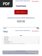 Stefanini Technical Proposal - Improvements ERP SAP