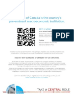 Bank of Canada University Recruitement
