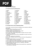 science 1 review sheet