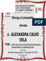 1 Diploma Alexandra