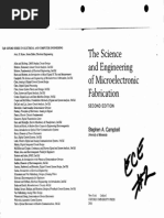 The Science and Engineering of Microelectronic Fabrication by ...
