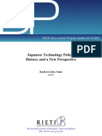 Japanese Technology Policy: History and A New Perspective: RIETI Discussion Paper Series 01-E-001