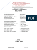 Struktur Komisariat FT 2014-2015