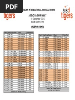 Aisd-Disa Swim Meet Order of Events