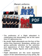 Uniforms of Flight Attendants