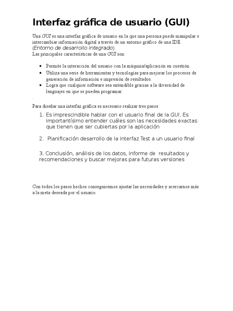 Interfaz Gráfica de Usuario Por Oswaldo | PDF | Interfaces gráficas de ...