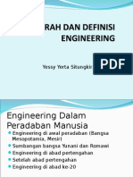 Sejarah Dan Definisi Engineering