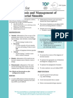 Acute Bacterial Sinusitis Guideline