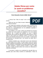 Atividade Física Por Conta Própria: Quais Os Riscos Causados?