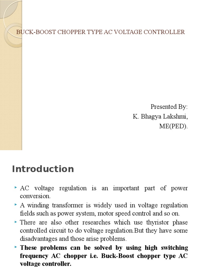 BuckBoost Converter PDF Transformer Alternating Current