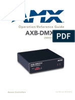 AXB-DMX512 OperationReferenceGuide