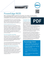 Dell Poweredge r630 Specsheet