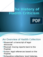 The Criticism of Hadith Jonathan Brown