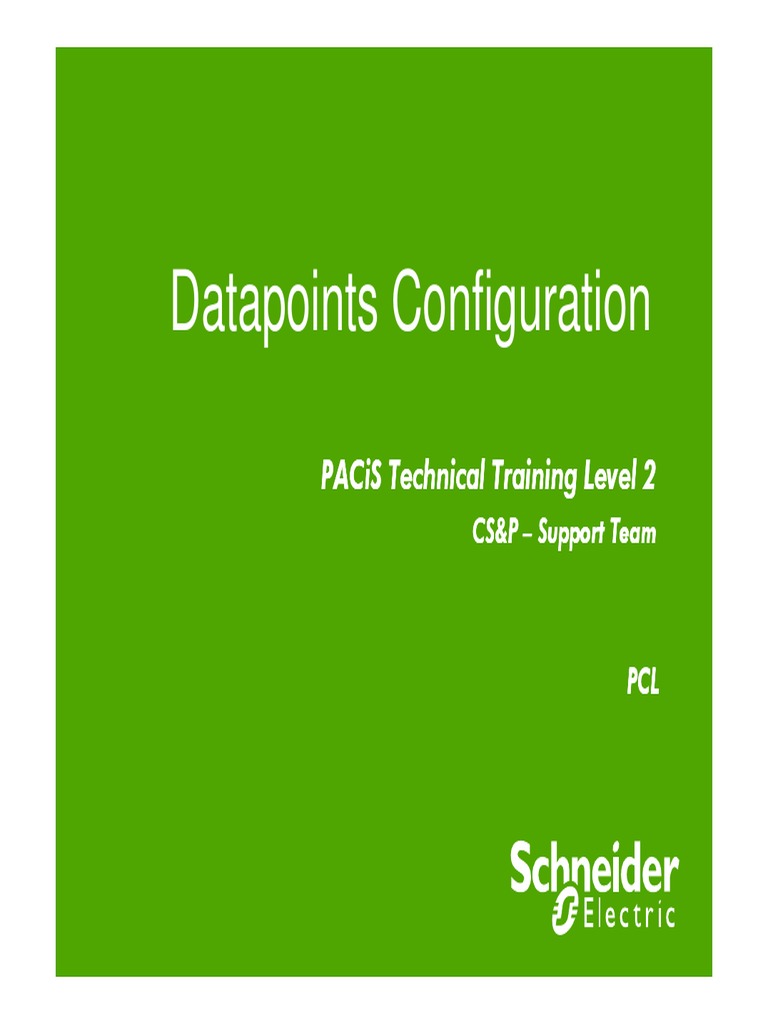 CS&P Datapoints Configuration Overview | PDF | Automation | Scada