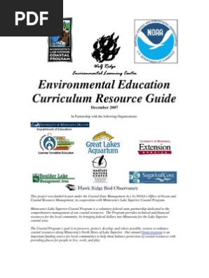 Environmental Education  Curriculum Resource Guide (306-11-08)