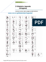 O Silabário Japonês (Hiragana) : WWW - Nhk.or - Jp/lesson/portuguese