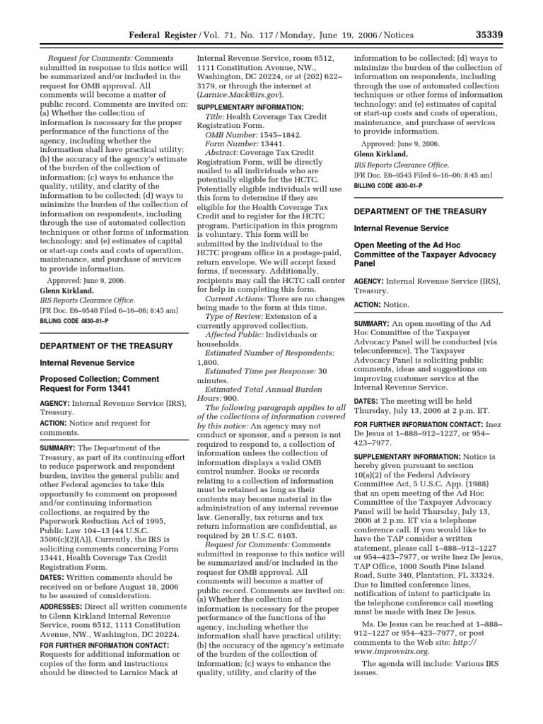 Notice: Agency Information Collection Activities Proposals, Submissions ...