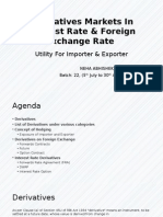 Derivatives Markets in Interest Rate & Foreign Exchange Rate