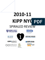 KIPP NYC 2010-11 Spiraled Review