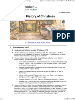 Origin of Christmas - The History of Christmas and How It Began