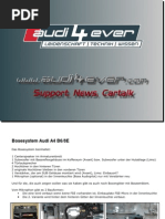 Download Audi A4 8E BOSE Einbau by Antonio Esteban SN281092156 doc pdf