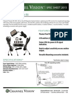 Channel Vision IR5001 Data Sheet