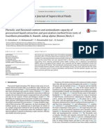 The Journal of Supercritical Fluids Volume 95 Issue 2014 (Doi 10.1016 - J.supflu.2014.09.020) Golmakani, E. Mohammadi, A. Ahmadzadeh Sani, T. Kamali, H. - Phenolic and Flavonoid Content and Antiox