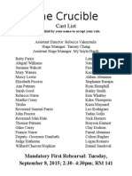 Cast List