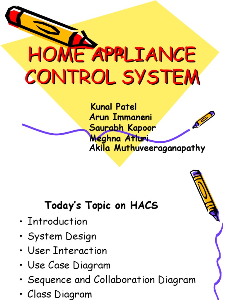 Home Appliance Control System Circuit Diagram