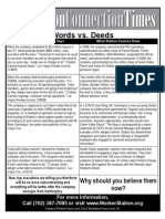 Words Vs Deeds