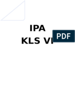 IPA Kls Vi