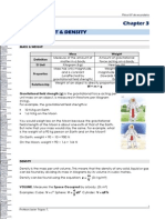 Chapter 3. Mass, Weight & Density