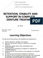 245249444 04 Retention Stability and Support in Complete Denture Treatment Students
