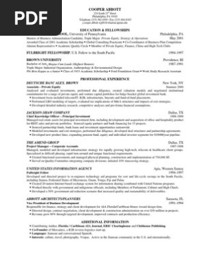 100 Wharton Resume Sample