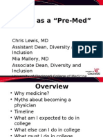 Pre Med Presentation