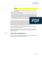 1.7 Product Recycling/Disposal: Reference Manual Section 1: Introduction