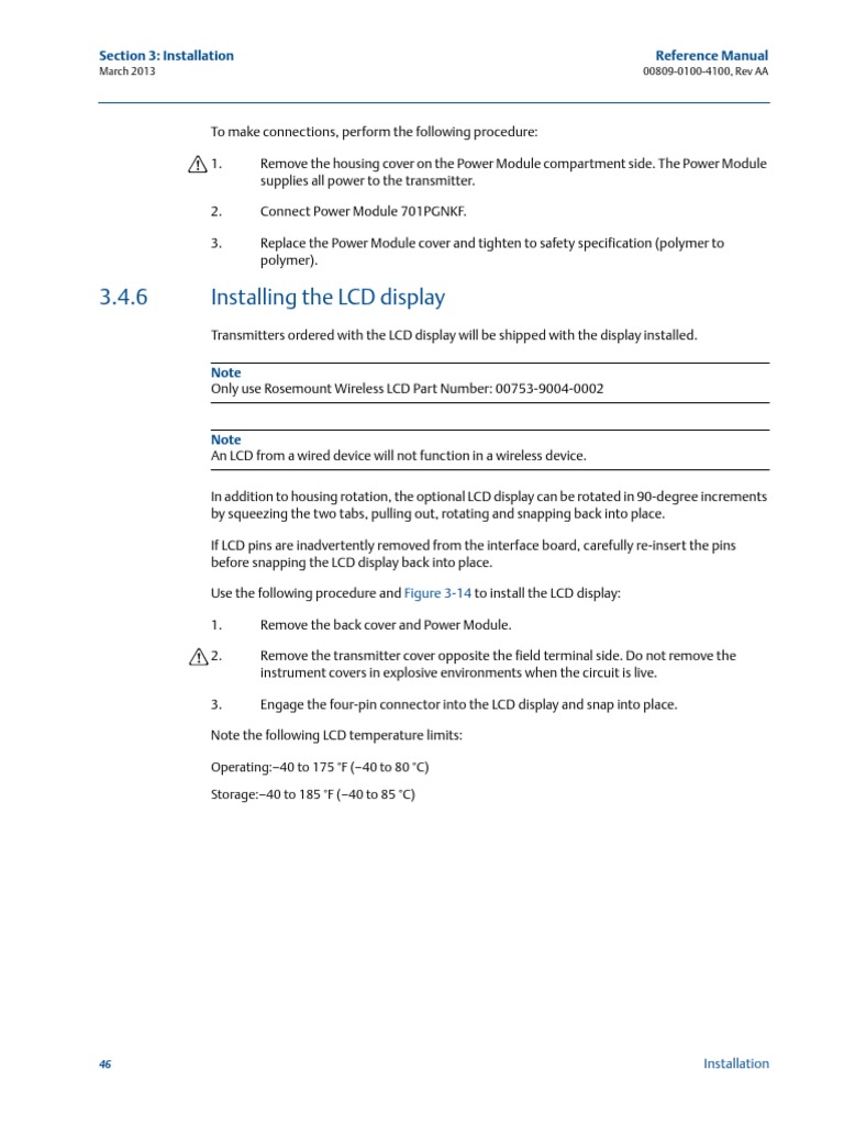 LCD Display Installation Guide | PDF