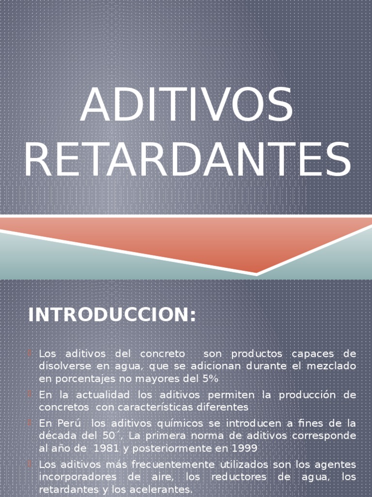 Aditivos Retardantes PDF