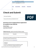 Full Time Student Finance - Check and Submit