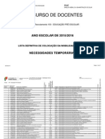 Colocações 2015/2016