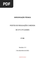 ET206 - Postos de Regulação e Medida de 2ª e 3ª Classes [EDP Gás]