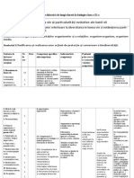 Proiectare Didactică de Lungă Durată La Biologie Clasa A IX